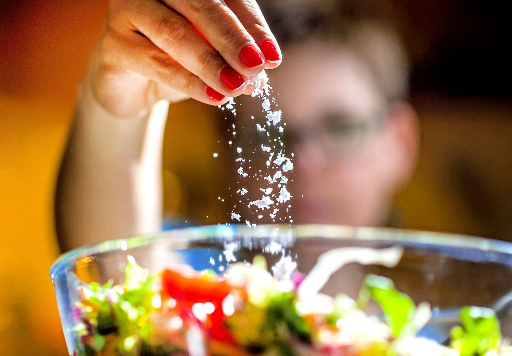 Sprinkling salt
